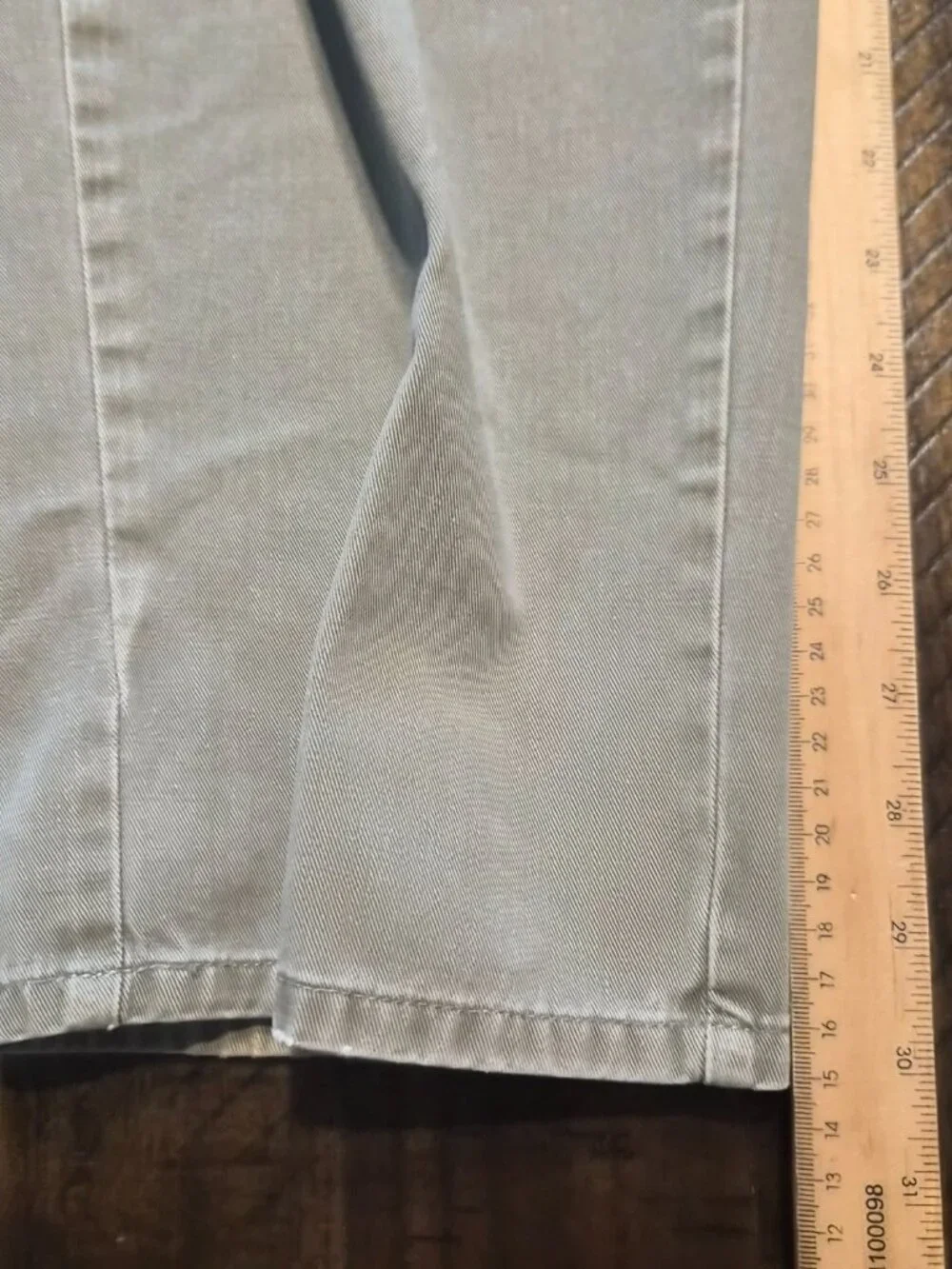 Vintage Polo Ralph Lauren Mens Chino Pants 34x30 Gray Made in USA No Button G769